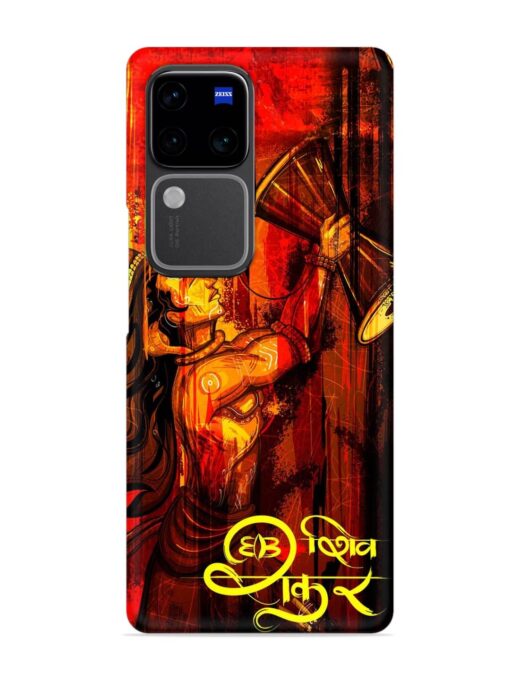 Illustration Lord Shiva Snap Case for Vivo V30 (5G) Zapvi