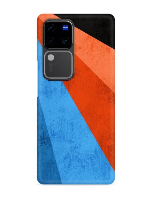 Modern Matte Abstract Snap Case for Vivo V30 (5G) Zapvi