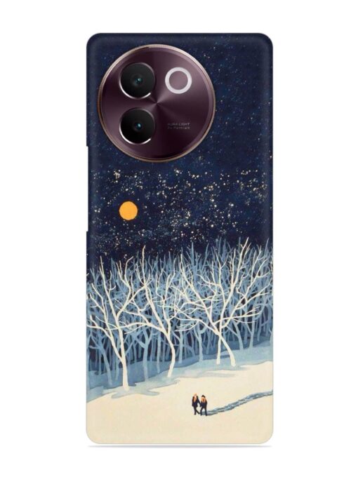 Full Moon Snowshoe Tour Snap Case for Vivo V30E (5G) Zapvi