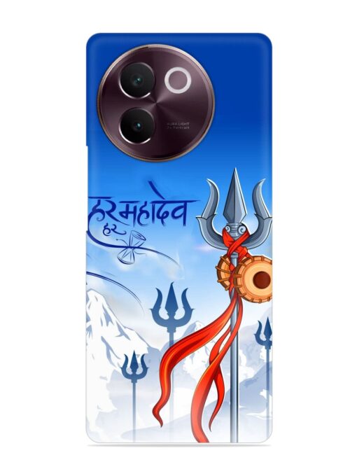 Har Har Mahadev Trishul Snap Case for Vivo V30E (5G) Zapvi