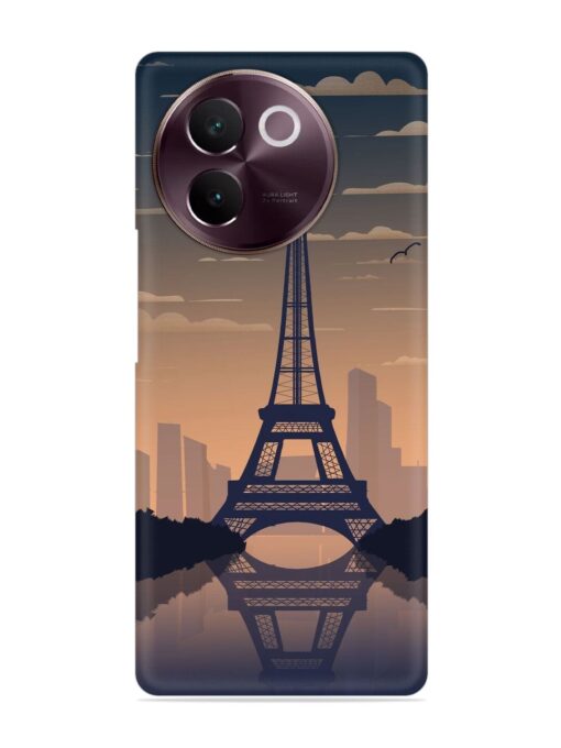 France Paris Eiffel Tower Gradient Snap Case for Vivo V30E (5G) Zapvi