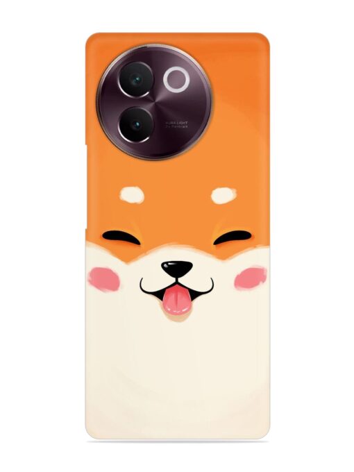 Cute Dog Face Vector Snap Case for Vivo V30E (5G) Zapvi