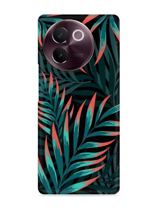 Green Leaf Art Snap Case for Vivo V30E (5G) Zapvi