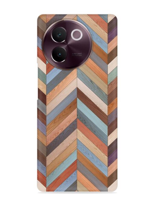 Seamless Wood Parquet Snap Case for Vivo V30E (5G) Zapvi