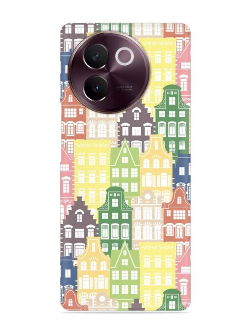 Seamless Shapes Pattern Snap Case for Vivo V30E (5G) Zapvi