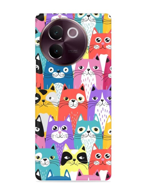 Funny Cartoon Cats Snap Case for Vivo V30E (5G) Zapvi