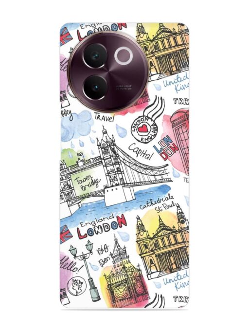 Vector London Landmark Snap Case for Vivo V30E (5G) Zapvi