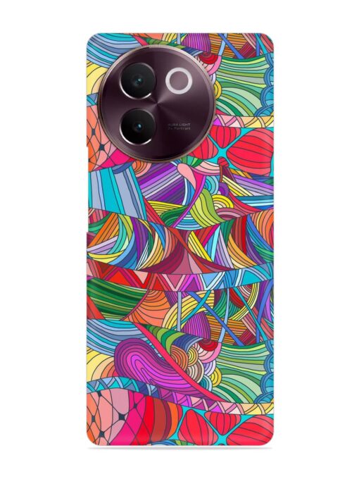 Seamless Patterns Hand Drawn Snap Case for Vivo V30E (5G) Zapvi