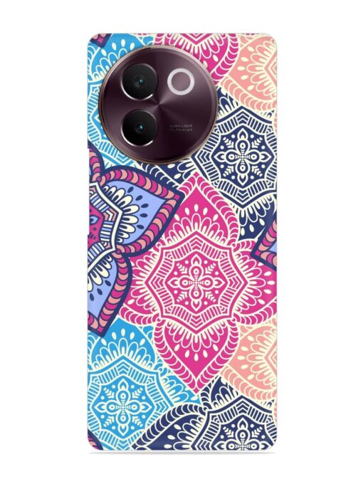 Ethnic Floral Seamless Snap Case for Vivo V30E (5G) Zapvi