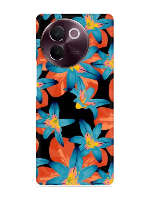 Philippine Flowers Seamless Snap Case for Vivo V30E (5G) Zapvi