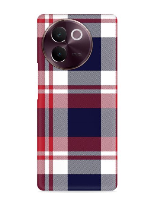 Classic Plaid Tartan Snap Case for Vivo V30E (5G) Zapvi