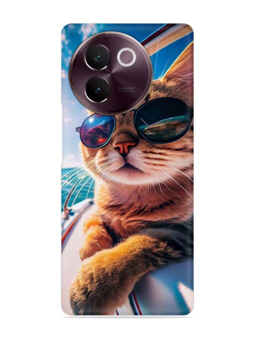 Cat In Style Snap Case for Vivo V30E (5G) Zapvi