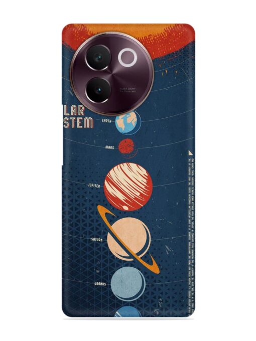 Solar System Vector Snap Case for Vivo V30E (5G) Zapvi