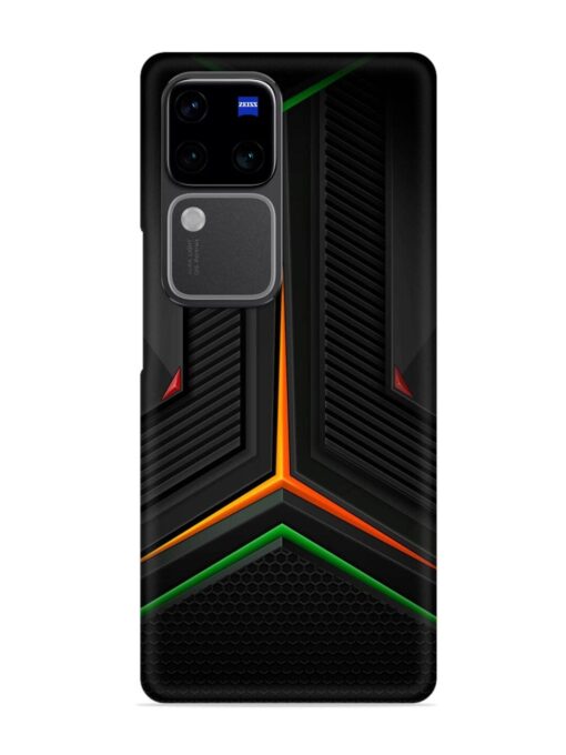 Orange Triangle Light Snap Case for Vivo V30 Pro (5G) Zapvi