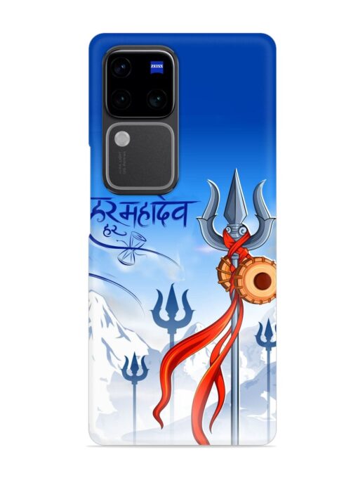 Har Har Mahadev Trishul Snap Case for Vivo V30 Pro (5G) Zapvi