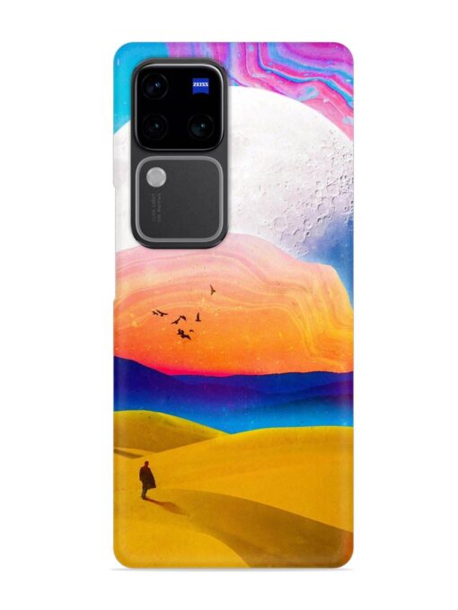 Sandy Desert Snap Case for Vivo V30 Pro (5G)