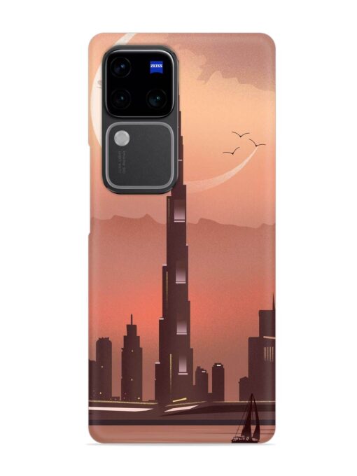 Landmark Burj Khalifa Snap Case for Vivo V30 Pro (5G) Zapvi