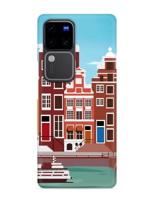 Scenery Architecture Amsterdam Landscape Snap Case for Vivo V30 Pro (5G)