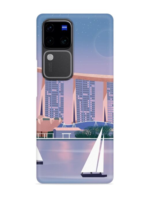 Singapore Scenery Architecture Snap Case for Vivo V30 Pro (5G) Zapvi