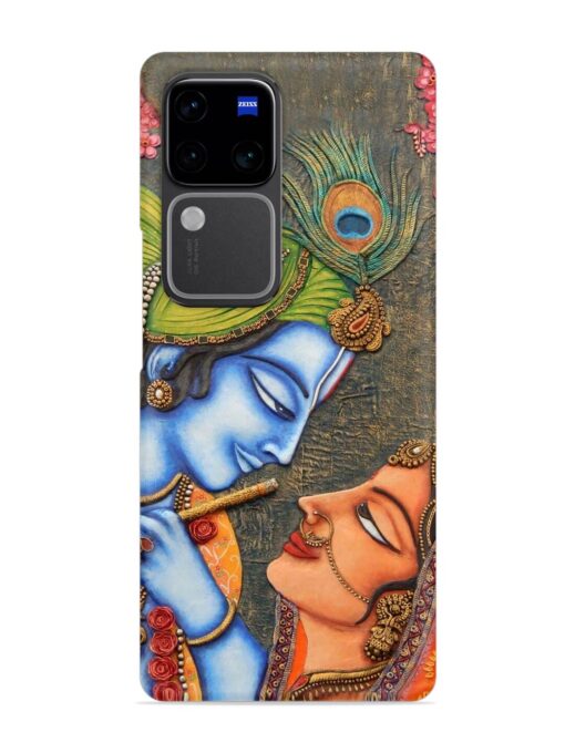 Lord Radha Krishna Flute Art Snap Case for Vivo V30 Pro (5G) Zapvi