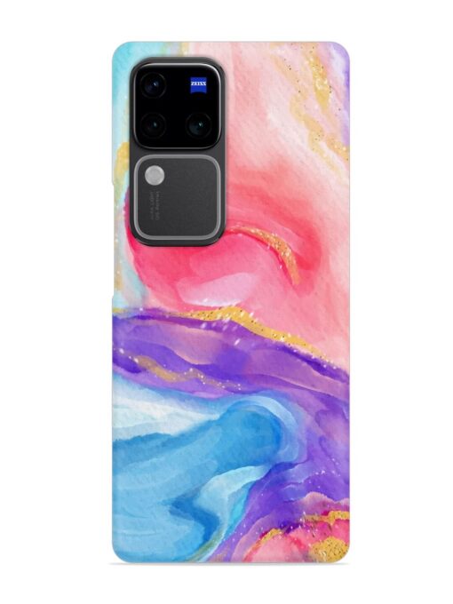 Watercolor Gradient Snap Case for Vivo V30 Pro (5G) Zapvi