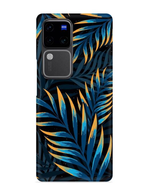 Abstract Leaf Art Snap Case for Vivo V30 Pro (5G) Zapvi