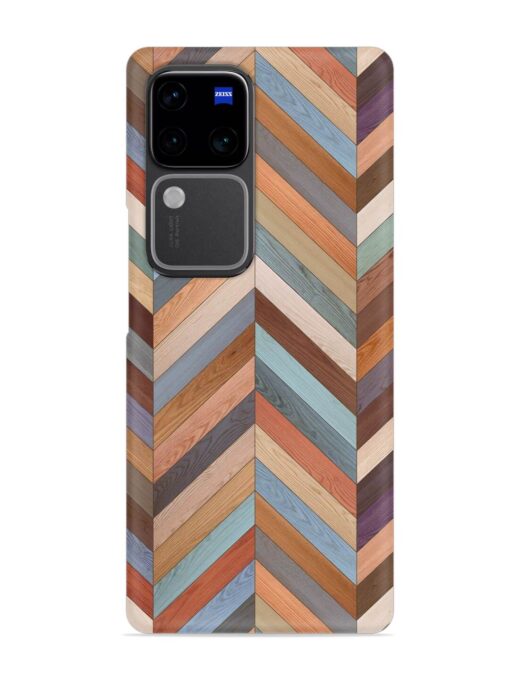 Seamless Wood Parquet Snap Case for Vivo V30 Pro (5G) Zapvi