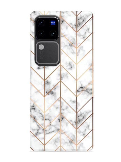 Vector Marble Texture Snap Case for Vivo V30 Pro (5G) Zapvi