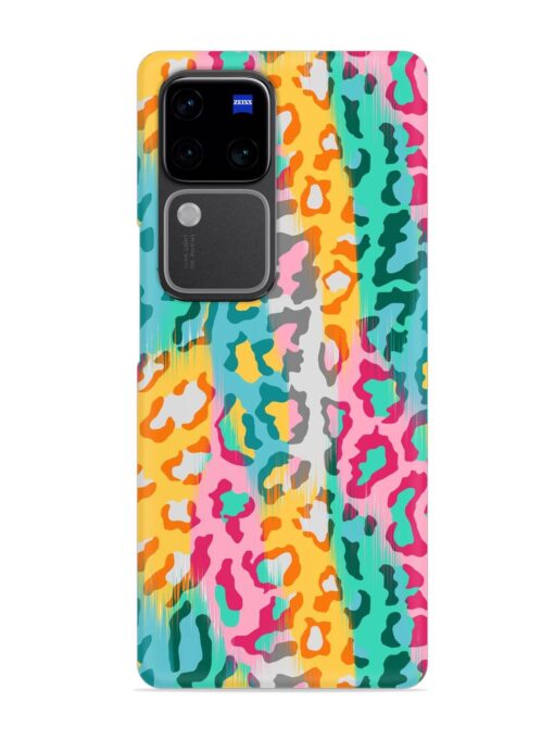 Seamless Vector Colorful Snap Case for Vivo V30 Pro (5G) Zapvi