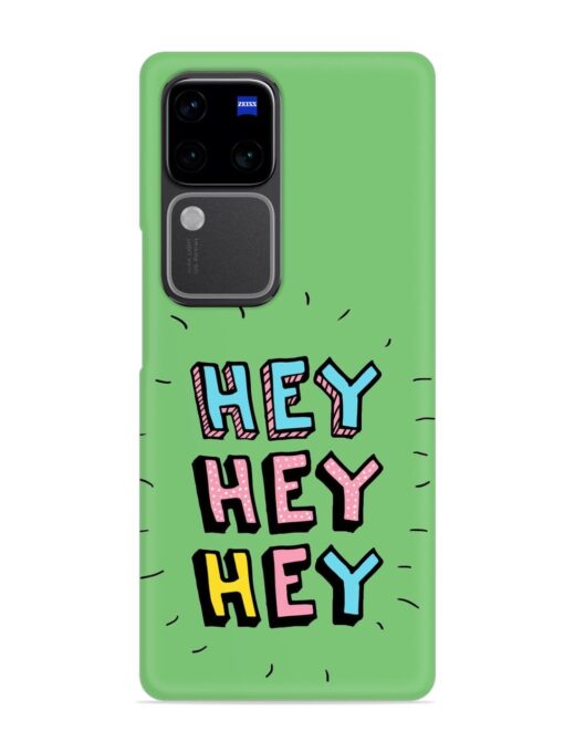 Hey Vector Cartoon Snap Case for Vivo V30 Pro (5G) Zapvi