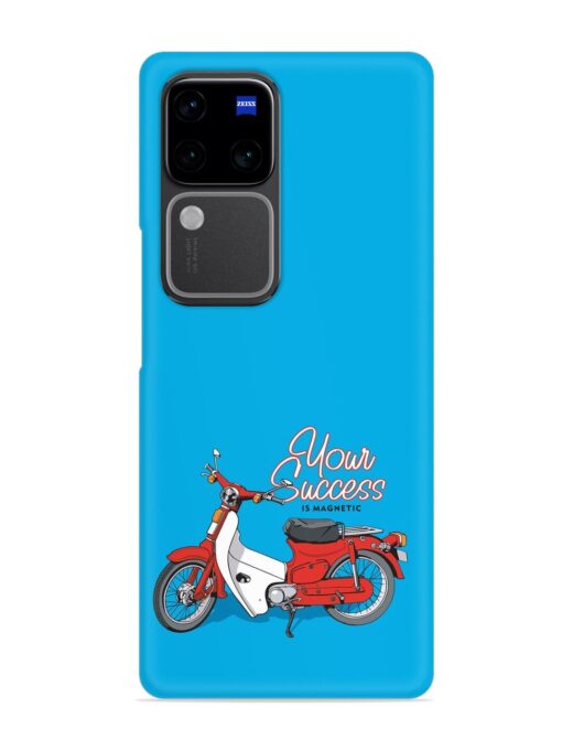 Motorcycles Image Vector Snap Case for Vivo V30 Pro (5G) Zapvi