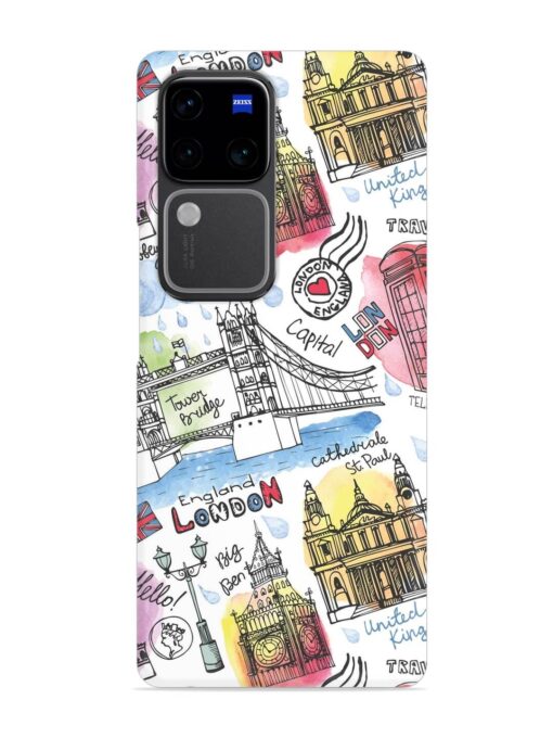 Vector London Landmark Snap Case for Vivo V30 Pro (5G)