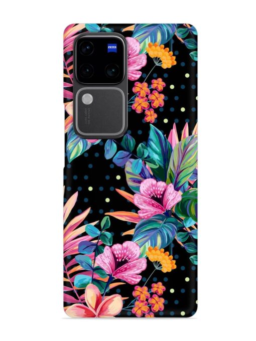 Seamless Floral Pattern Snap Case for Vivo V30 Pro (5G) Zapvi