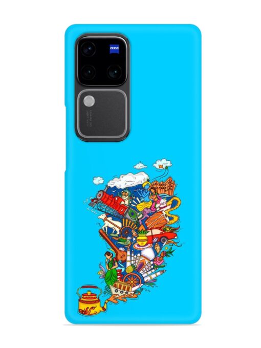 Vector Design Indian Snap Case for Vivo V30 Pro (5G)