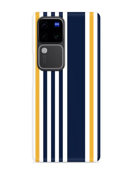 Seamless Stripe Pattern Snap Case for Vivo V30 Pro (5G) Zapvi