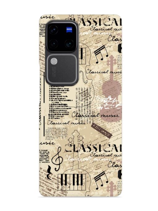 Classical Music Lpattern Snap Case for Vivo V30 Pro (5G)