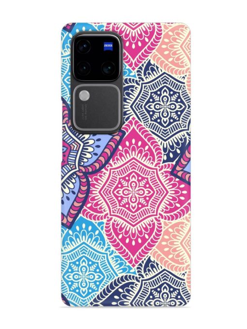 Ethnic Floral Seamless Snap Case for Vivo V30 Pro (5G) Zapvi