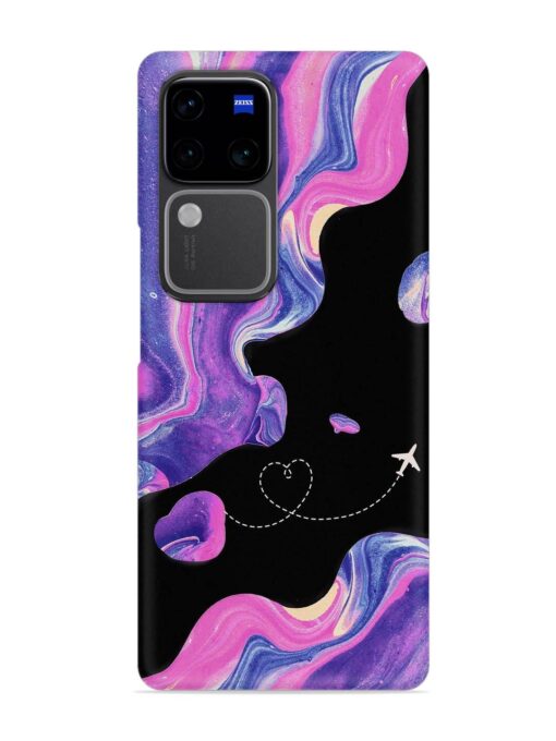 Glitter Art Snap Case for Vivo V30 Pro (5G) Zapvi