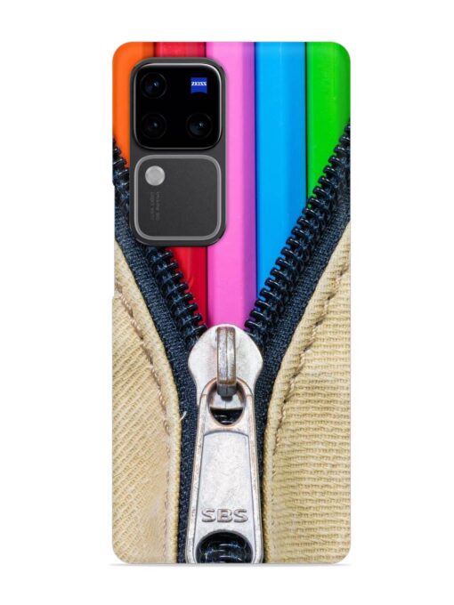 Zip In Color Snap Case for Vivo V30 Pro (5G) Zapvi