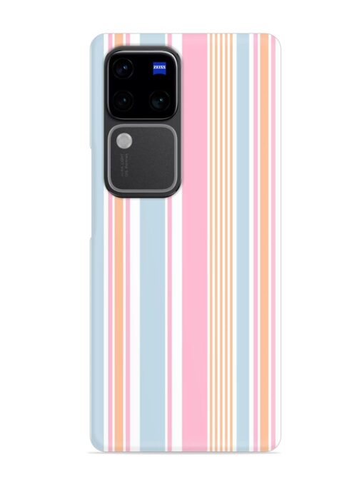 Stripe Seamless Pattern Snap Case for Vivo V30 Pro (5G)