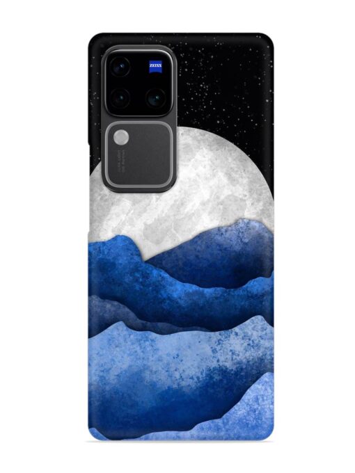 Full Moon Mountain Vector Snap Case for Vivo V30 Pro (5G) Zapvi