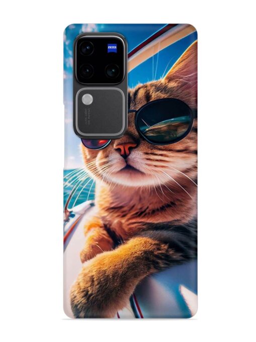 Cat In Style Snap Case for Vivo V30 Pro (5G) Zapvi