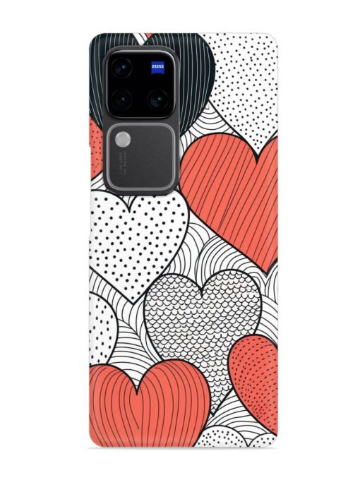 Girly Heart Seamless Snap Case for Vivo V30 Pro (5G)