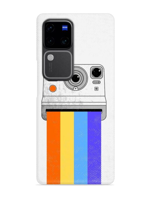 Retro Camera Art Snap Case for Vivo V30 Pro (5G) Zapvi