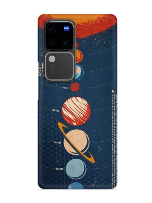 Solar System Vector Snap Case for Vivo V30 Pro (5G) Zapvi