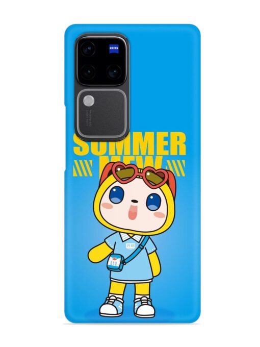 Summer Mew Cartoon Snap Case for Vivo V30 Pro (5G)