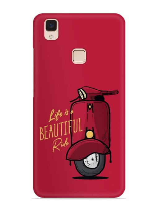 Life Is Beautiful Rides Snap Case for Vivo V3 Max Zapvi