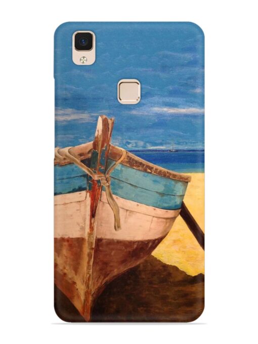 Canvas Painting Snap Case for Vivo V3 Max Zapvi