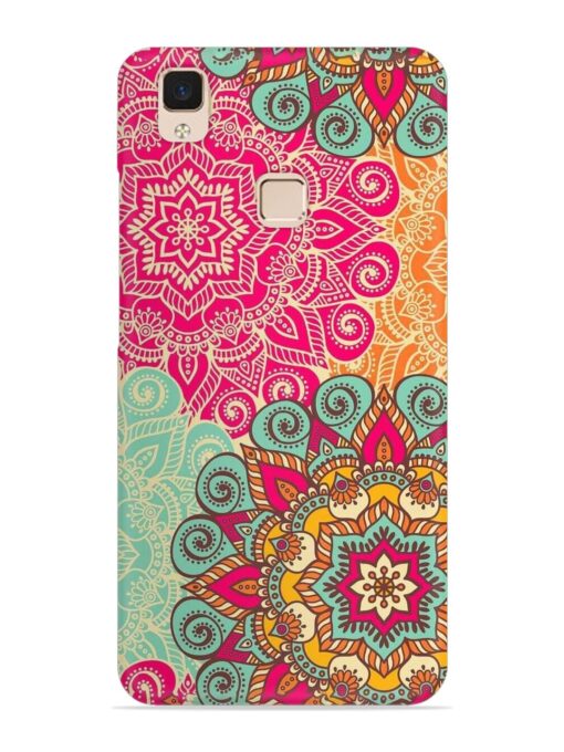 Mandala Seamless Snap Case for Vivo V3 Max Zapvi