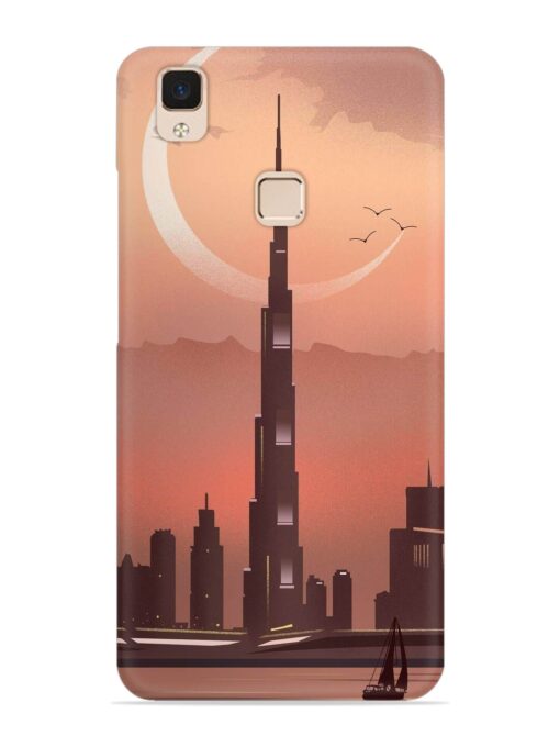 Landmark Burj Khalifa Snap Case for Vivo V3 Max Zapvi